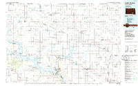 Lake Andes South Dakota Historical topographic map, 1:100000 scale, 30 X 60 Minute, Year 1986