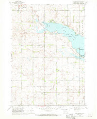 Lake Madison South Dakota Historical topographic map, 1:24000 scale, 7.5 X 7.5 Minute, Year 1968