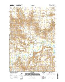 Little Eagle South Dakota Current topographic map, 1:24000 scale, 7.5 X 7.5 Minute, Year 2015