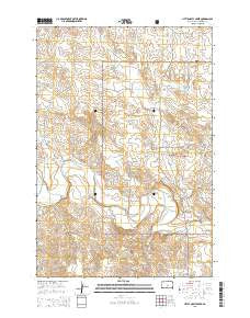Little Nasty Creek South Dakota Current topographic map, 1:24000 scale, 7.5 X 7.5 Minute, Year 2015