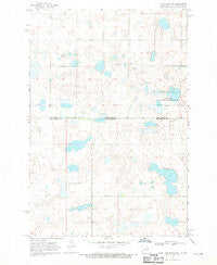Long Lake NW South Dakota Historical topographic map, 1:24000 scale, 7.5 X 7.5 Minute, Year 1968