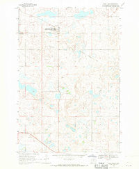 Long Lake South Dakota Historical topographic map, 1:24000 scale, 7.5 X 7.5 Minute, Year 1968