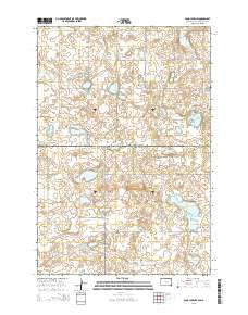 Long Lake NW South Dakota Current topographic map, 1:24000 scale, 7.5 X 7.5 Minute, Year 2015
