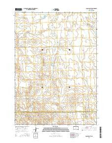 Long Valley South Dakota Current topographic map, 1:24000 scale, 7.5 X 7.5 Minute, Year 2015