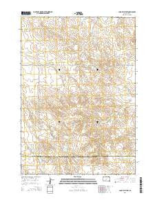 Long Valley NW South Dakota Current topographic map, 1:24000 scale, 7.5 X 7.5 Minute, Year 2015