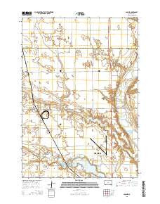 Loomis South Dakota Current topographic map, 1:24000 scale, 7.5 X 7.5 Minute, Year 2015