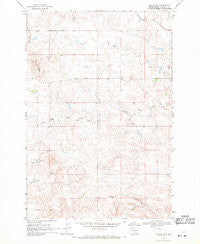 Ludlow SE South Dakota Historical topographic map, 1:24000 scale, 7.5 X 7.5 Minute, Year 1968