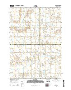 Lyonville South Dakota Current topographic map, 1:24000 scale, 7.5 X 7.5 Minute, Year 2015