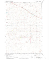 McLaughlin SW South Dakota Historical topographic map, 1:24000 scale, 7.5 X 7.5 Minute, Year 1971