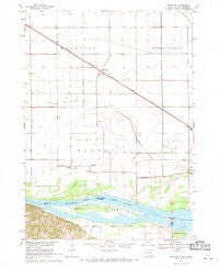 Meckling South Dakota Historical topographic map, 1:24000 scale, 7.5 X 7.5 Minute, Year 1968