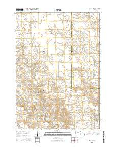 Midland NW South Dakota Current topographic map, 1:24000 scale, 7.5 X 7.5 Minute, Year 2015