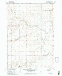 Miller NW South Dakota Historical topographic map, 1:24000 scale, 7.5 X 7.5 Minute, Year 1967