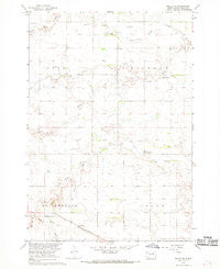Miller SE South Dakota Historical topographic map, 1:24000 scale, 7.5 X 7.5 Minute, Year 1967