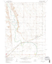 Mission Hill South Dakota Historical topographic map, 1:24000 scale, 7.5 X 7.5 Minute, Year 1957
