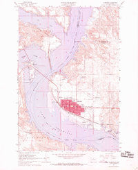 Mobridge South Dakota Historical topographic map, 1:24000 scale, 7.5 X 7.5 Minute, Year 1967