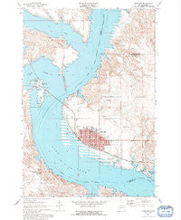 Mobridge South Dakota Historical topographic map, 1:24000 scale, 7.5 X 7.5 Minute, Year 1967