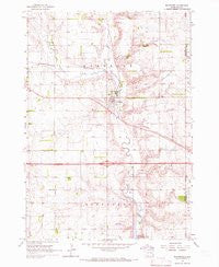 Montrose South Dakota Historical topographic map, 1:24000 scale, 7.5 X 7.5 Minute, Year 1964