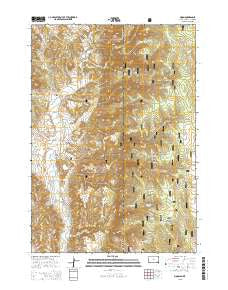 Moon South Dakota Current topographic map, 1:24000 scale, 7.5 X 7.5 Minute, Year 2015