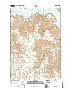 Moreau South Dakota Current topographic map, 1:24000 scale, 7.5 X 7.5 Minute, Year 2015