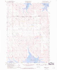 Moreau NW South Dakota Historical topographic map, 1:24000 scale, 7.5 X 7.5 Minute, Year 1968