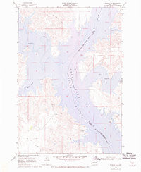 Moreau SE South Dakota Historical topographic map, 1:24000 scale, 7.5 X 7.5 Minute, Year 1968
