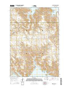 Moreau NW South Dakota Current topographic map, 1:24000 scale, 7.5 X 7.5 Minute, Year 2015