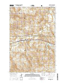 Morristown South Dakota Current topographic map, 1:24000 scale, 7.5 X 7.5 Minute, Year 2015