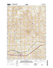 Murdo South Dakota Current topographic map, 1:24000 scale, 7.5 X 7.5 Minute, Year 2015