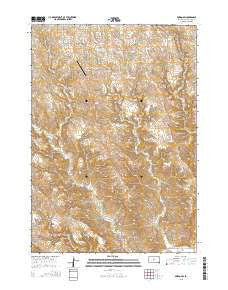Murdo SW South Dakota Current topographic map, 1:24000 scale, 7.5 X 7.5 Minute, Year 2015