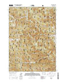 Nemo South Dakota Current topographic map, 1:24000 scale, 7.5 X 7.5 Minute, Year 2015