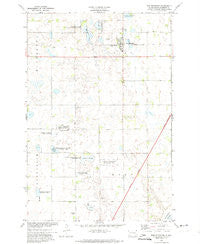 New Effington South Dakota Historical topographic map, 1:24000 scale, 7.5 X 7.5 Minute, Year 1972