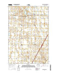 New Effington South Dakota Current topographic map, 1:24000 scale, 7.5 X 7.5 Minute, Year 2015