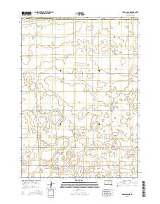 New Holland South Dakota Current topographic map, 1:24000 scale, 7.5 X 7.5 Minute, Year 2015