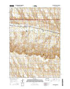 New Underwood South Dakota Current topographic map, 1:24000 scale, 7.5 X 7.5 Minute, Year 2015