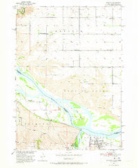 Niobrara Nebraska Historical topographic map, 1:24000 scale, 7.5 X 7.5 Minute, Year 1950