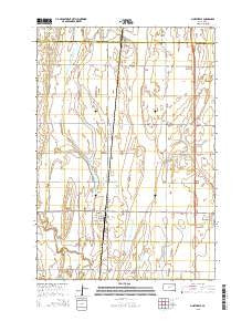 Northville South Dakota Current topographic map, 1:24000 scale, 7.5 X 7.5 Minute, Year 2015
