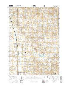 Oelrichs South Dakota Current topographic map, 1:24000 scale, 7.5 X 7.5 Minute, Year 2015