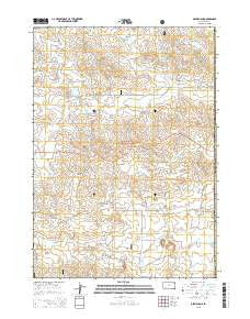 Oelrichs NE South Dakota Current topographic map, 1:24000 scale, 7.5 X 7.5 Minute, Year 2015