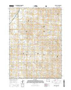 Oelrichs SW South Dakota Current topographic map, 1:24000 scale, 7.5 X 7.5 Minute, Year 2015
