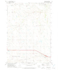 Okaton South Dakota Historical topographic map, 1:24000 scale, 7.5 X 7.5 Minute, Year 1972