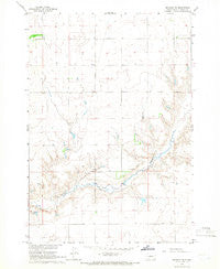 Okobojo NE South Dakota Historical topographic map, 1:24000 scale, 7.5 X 7.5 Minute, Year 1965