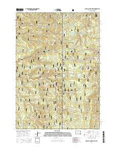 Old Baldy Mountain South Dakota Current topographic map, 1:24000 scale, 7.5 X 7.5 Minute, Year 2015