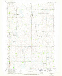 Oldham South Dakota Historical topographic map, 1:24000 scale, 7.5 X 7.5 Minute, Year 1968