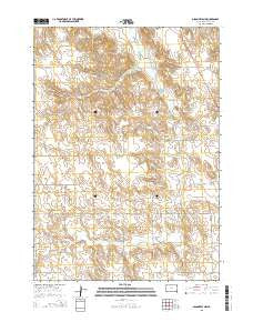 Olsonville NW South Dakota Current topographic map, 1:24000 scale, 7.5 X 7.5 Minute, Year 2015