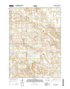 Olsonville SW South Dakota Current topographic map, 1:24000 scale, 7.5 X 7.5 Minute, Year 2015