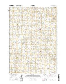 Opal West South Dakota Current topographic map, 1:24000 scale, 7.5 X 7.5 Minute, Year 2015