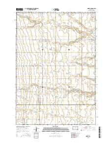 Orient South Dakota Current topographic map, 1:24000 scale, 7.5 X 7.5 Minute, Year 2015