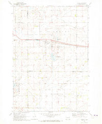 Ortley South Dakota Historical topographic map, 1:24000 scale, 7.5 X 7.5 Minute, Year 1970