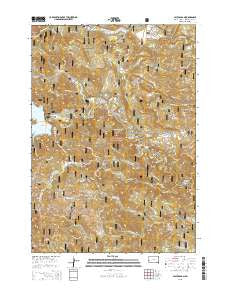 Pactola Dam South Dakota Current topographic map, 1:24000 scale, 7.5 X 7.5 Minute, Year 2015