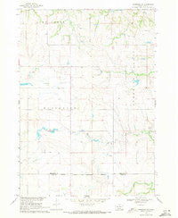 Parmelee NE South Dakota Historical topographic map, 1:24000 scale, 7.5 X 7.5 Minute, Year 1969
